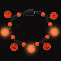 Cross-border Halloween LED Pumpkin Bracelet Ghost Chains For Halloween Party Small Gift