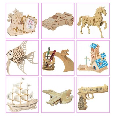 Best Selling 3D Wooden Jigsaw Puzzle Collection for Promotion