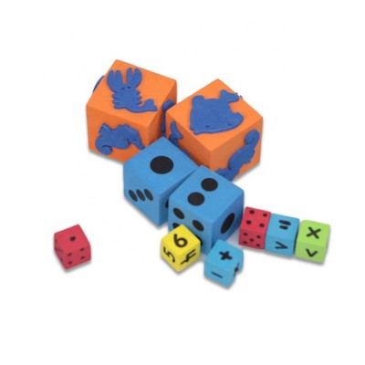 Custom Printed Foam Dice EVA Foam Dice Dice Magic Tricks for Game Play