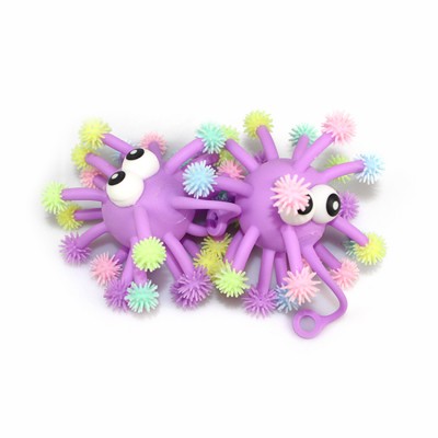 2020 Hot Sale TPR Soft Light Up Animal Octopus Puffer Ball For Kid Flashing Ball Toy