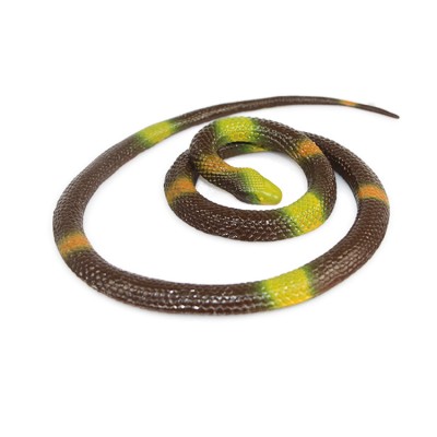 Custom Logo Multi Colors Soft TPR Rubber Snake Cobra Python Surprise Toys For Party Halloween